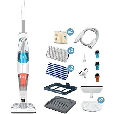 Nettoyeur Vapeur - Rowenta - Clean & Steam Multi - 2 en 1 - Aspiration et Nettoyage - Bleu Bleu - Publicité Nettoyeur Vapeur - Rowenta - Clean & Steam Multi - 2 en 1 - Aspiration et Nettoyage - Bleu Bleu - Publicité