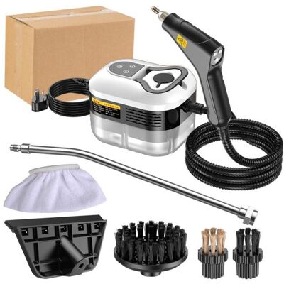 AIORBER Nettoyeur vapeur multifonction 1200ml pression 45 bars 15 sec de chauffe 6 niveaux idéal pour cuisine voiture et maison. Publicité AIORBER Nettoyeur vapeur multifonction 1200ml pression 45 bars 15 sec de chauffe 6 niveaux idéal pour cuisine voiture et maison. Publicité