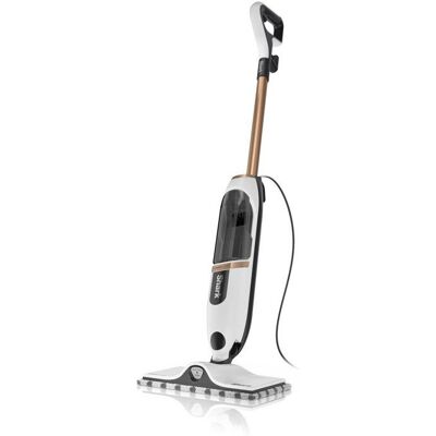 Balai vapeur SHARK S2001EU - Steam Blaster - 3 modes de nettoyage - Réservoir 500 ml - Blanc/Cuivre Blanc - Publicité Balai vapeur SHARK S2001EU - Steam Blaster - 3 modes de nettoyage - Réservoir 500 ml - Blanc/Cuivre Blanc - Publicité