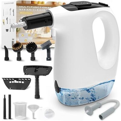 OEM Nettoyeur Vapeur Portable pour Nettoyage Efficace 1200W 500ML Nettoyeur Vapeur à Main Multifonctionnel pour Fenêtres Cuisine Blanc - Publicité OEM Nettoyeur Vapeur Portable pour Nettoyage Efficace 1200W 500ML Nettoyeur Vapeur à Main Multifonctionnel pour Fenêtres Cuisine Blanc - Publicité