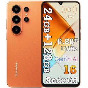 Blackview WAVE 10 Smartphone 6.88 120Hz 24Go(8+16) + 128Go/jusquà 2To 5000mAh Android 16 32MP Téléphone 4G Double Sim GPS - Orange Orange - Publicité Blackview WAVE 10 Smartphone 6.88 120Hz 24Go(8+16) + 128Go/jusquà 2To 5000mAh Android 16 32MP Téléphone 4G Double Sim GPS - Orange Orange - Publicité
