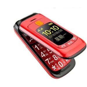 Téléphone grosses touches mobile sénior à clapet - Double écran LCD - Sonnerie et volume ultra fort - Bouton SOS Rouge - Publicité Téléphone grosses touches mobile sénior à clapet - Double écran LCD - Sonnerie et volume ultra fort - Bouton SOS Rouge - Publicité