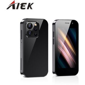 AIEK XS15 Pro 4G Mini Smartphone 3.0 pouces Android 9 Double SIM Double Veille Face ID 3GB+64GB Noir Noir - Publicité AIEK XS15 Pro 4G Mini Smartphone 3.0 pouces Android 9 Double SIM Double Veille Face ID 3GB+64GB Noir Noir - Publicité