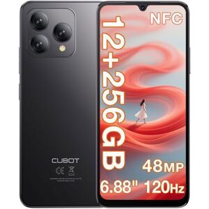 Cubot A40 Smartphone 4G 6.88 120Hz 12Go + 256 Go 48MP Caméra 5100mAh Téléphone portable Android 15 Double Sim NFC GPS - Noir Noir - Publicité Cubot A40 Smartphone 4G 6.88 120Hz 12Go + 256 Go 48MP Caméra 5100mAh Téléphone portable Android 15 Double Sim NFC GPS - Noir Noir - Publicité