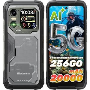 Blackview XPLORE 1 5G Smartphone Robuste 36Go + 256Go 20000mAh/55W 64MP AI Caméra 678 120Hz Écran IP68 Téléphone NFC GPS - Noir Noir - Publicité Blackview XPLORE 1 5G Smartphone Robuste 36Go + 256Go 20000mAh/55W 64MP AI Caméra 678 120Hz Écran IP68 Téléphone NFC GPS - Noir Noir - Publicité