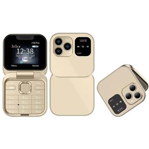 Téléphone à clapet - keeper - i16 Pro - Double SIM - 2G - Or - Caméra HD arrière - Lampe torche LED Orange - Publicité Téléphone à clapet - keeper - i16 Pro - Double SIM - 2G - Or - Caméra HD arrière - Lampe torche LED Orange - Publicité