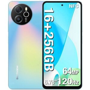 Smartphone Blackview SHARK 8 Android13 Téléphone Portable 5000mAH -Écran 2.4K 6.78 120Hz -16GB+256GB -64MP+13MP-NFC/OTC -Bleu Blanc - Publicité Smartphone Blackview SHARK 8 Android13 Téléphone Portable 5000mAH -Écran 2.4K 6.78 120Hz -16GB+256GB -64MP+13MP-NFC/OTC -Bleu Blanc - Publicité