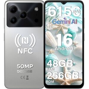 DOOGEE Note56 Plus Telephone Portable 48Go+256Go/2TB 6.56 6150mAh Smartphone Android 16 50MP Étanche Dual SIM 4G/NFC/OTG Primaire Gris - Publicité DOOGEE Note56 Plus Telephone Portable 48Go+256Go/2TB 6.56 6150mAh Smartphone Android 16 50MP Étanche Dual SIM 4G/NFC/OTG Primaire Gris - Publicité