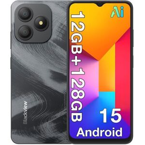 BLACKVIEW WAVE 9C Smartphone 6.56 12Go + 128Go/jusquà 2To 5000mAh Android 15 13MP Téléphone Portable 4G Double Sim GPS - Noir Noir - Publicité BLACKVIEW WAVE 9C Smartphone 6.56 12Go + 128Go/jusquà 2To 5000mAh Android 15 13MP Téléphone Portable 4G Double Sim GPS - Noir Noir - Publicité