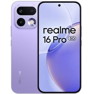 Smartphone Realme 16 Pro 5G 8Go+512Go Violet Orchid 200MP 6500mAh IP69 AMOLED 144Hz Violet - Publicité Smartphone Realme 16 Pro 5G 8Go+512Go Violet Orchid 200MP 6500mAh IP69 AMOLED 144Hz Violet - Publicité