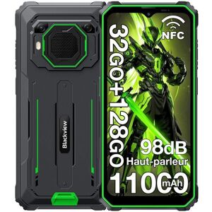 Blackview BV6200 Plus Smartphone Robuste 32Go + 128Go 11000mAh 6.56 16MP Téléphone portable Incassable Double SIM 4G NFC GPS - Vert Vert - Publicité Blackview BV6200 Plus Smartphone Robuste 32Go + 128Go 11000mAh 6.56 16MP Téléphone portable Incassable Double SIM 4G NFC GPS - Vert Vert - Publicité
