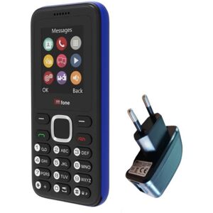 TTfone TT150 - Téléphone Portable Basique Débloqué Double SIM (Bleu) Bleu - Publicité TTfone TT150 - Téléphone Portable Basique Débloqué Double SIM (Bleu) Bleu - Publicité