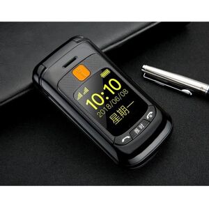 Téléphone mobile senior à clapet - MARQUE - Double écran LCD - Sonnerie ultra forte - Noir - 24 po Noir - Publicité Téléphone mobile senior à clapet - MARQUE - Double écran LCD - Sonnerie ultra forte - Noir - 24 po Noir - Publicité