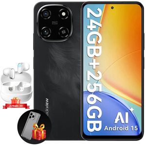Blackview COLOR 6 – Smartphone 667 IPS 8Go (+16Go ext.) /256Go (+2To) 50MP 5000mAh Android 15 Dual SIM Noir + AirBuds20 Noir - Publicité Blackview COLOR 6 – Smartphone 667 IPS 8Go (+16Go ext.) /256Go (+2To) 50MP 5000mAh Android 15 Dual SIM Noir + AirBuds20 Noir - Publicité