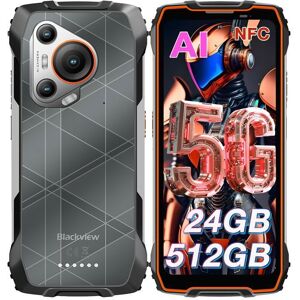 Blackview BL7000 5G Smartphone Robuste 24Go + 512Go 6.78 120Hz 50MP Caméra Telephone Portable Incassable GPS NFC Double SIM Orange Orange - Publicité Blackview BL7000 5G Smartphone Robuste 24Go + 512Go 6.78 120Hz 50MP Caméra Telephone Portable Incassable GPS NFC Double SIM Orange Orange - Publicité