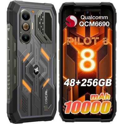 Oscal Pilot 8 Smartphone 5G 48Go+ 256Go 6 83 AMOLED 120Hz QCM6690 2.9GHz 10000mAh 108MP Téléphone Portable Incassable NFC GPS Noir Noir - Publicité Oscal Pilot 8 Smartphone 5G 48Go+ 256Go 6 83 AMOLED 120Hz QCM6690 2.9GHz 10000mAh 108MP Téléphone Portable Incassable NFC GPS Noir Noir - Publicité