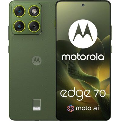 Smartphone - MOTOROLA - Edge 70 - 12 Go RAM - 512 Go - 5G - Vert Bronze Vert - Publicité Smartphone - MOTOROLA - Edge 70 - 12 Go RAM - 512 Go - 5G - Vert Bronze Vert - Publicité