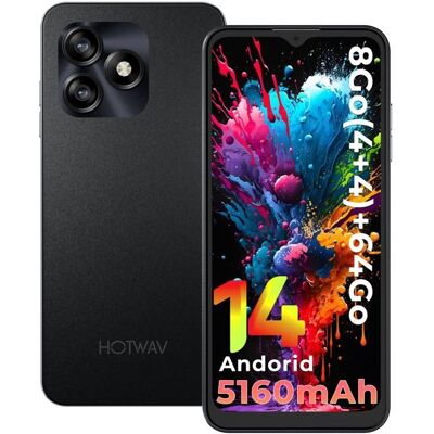 HOTWAV Note 15 Smartphone - Écran HD+ 6,6', 5160mAh, Android 14, 8GB RAM, Double Caméra - Publicité HOTWAV Note 15 Smartphone - Écran HD+ 6,6', 5160mAh, Android 14, 8GB RAM, Double Caméra - Publicité