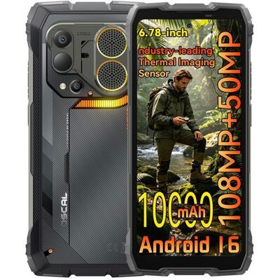 Oscal Pilot 6 Smartphone Incassable Caméra Thermique 108MP+13MP 10000mAh 36Go+256Go 6.78 120Hz Android 16 NFC Noir Noir - Publicité Oscal Pilot 6 Smartphone Incassable Caméra Thermique 108MP+13MP 10000mAh 36Go+256Go 6.78 120Hz Android 16 NFC Noir Noir - Publicité