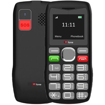 TTFONE TT890 - Téléphone 4G pour seniors grandes touches parlantes SOS USB-C Bluetooth caméra Noir - Publicité TTFONE TT890 - Téléphone 4G pour seniors grandes touches parlantes SOS USB-C Bluetooth caméra Noir - Publicité