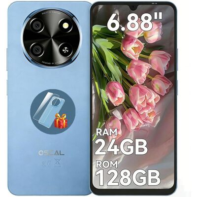 5G Oscal TIGER 8 Téléphone Portable Débloqué 688 24Go+128Go/SD 2To 5000mAh Smartphone Android 15 NFC Dual SIM GPS - Bleu Bleu - Publicité 5G Oscal TIGER 8 Téléphone Portable Débloqué 688 24Go+128Go/SD 2To 5000mAh Smartphone Android 15 NFC Dual SIM GPS - Bleu Bleu - Publicité