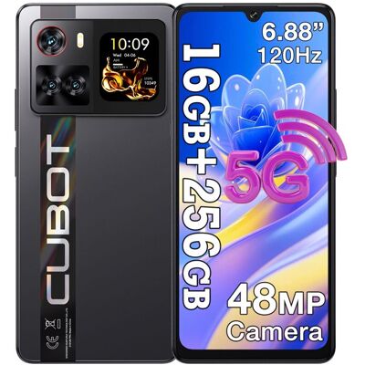 CUBOT X100 Smartphone 5G 6.88 16Go(8+8) + 256Go/jusquà 1To 6.88 5100mAh 64MP Caméra Téléphone Portable Double SIM NFC GPS - Noir Noir - Publicité CUBOT X100 Smartphone 5G 6.88 16Go(8+8) + 256Go/jusquà 1To 6.88 5100mAh 64MP Caméra Téléphone Portable Double SIM NFC GPS - Noir Noir - Publicité