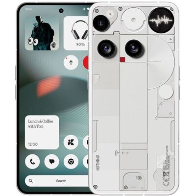 Smartphone - NOTHING - Phone (3) - 12 Go RAM - 256 Go Mémoire - 5150 mAh Batterie Blanc - Publicité Smartphone - NOTHING - Phone (3) - 12 Go RAM - 256 Go Mémoire - 5150 mAh Batterie Blanc - Publicité