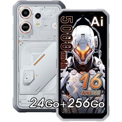 Blackview Oscal MARINE 3 Smartphone Robuste 256Go 5000mAh Android 16 Téléphone 4G NFC Dual SIM Blanc Blanc - Publicité Blackview Oscal MARINE 3 Smartphone Robuste 256Go 5000mAh Android 16 Téléphone 4G NFC Dual SIM Blanc Blanc - Publicité