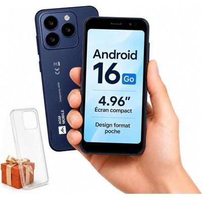 AGM Note N2 Mini Smartphone Android 16 go4963 Go+32 Go3000 mAhDouble SIMGPSWhatsAppTelephone Portable Pas Cher Bleu - Publicité AGM Note N2 Mini Smartphone Android 16 go4963 Go+32 Go3000 mAhDouble SIMGPSWhatsAppTelephone Portable Pas Cher Bleu - Publicité