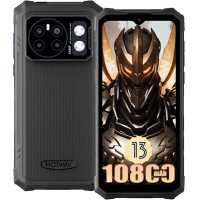 HOTWAV Cyber 13 Pro Smartphone Robuste 20Go+256Go 10800mAh Caméra 64MP 6.6 FHD+ 4G Télécommande Infrarouge NFC/Face ID - Noir Noir - Publicité HOTWAV Cyber 13 Pro Smartphone Robuste 20Go+256Go 10800mAh Caméra 64MP 6.6 FHD+ 4G Télécommande Infrarouge NFC/Face ID - Noir Noir - Publicité