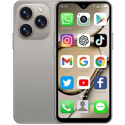 Téléphone Portable 4G Dual SIM Avec Face ID Android 8.1 Écran 4.3 Pouces Gris YONIS Gris - Publicité Téléphone Portable 4G Dual SIM Avec Face ID Android 8.1 Écran 4.3 Pouces Gris YONIS Gris - Publicité