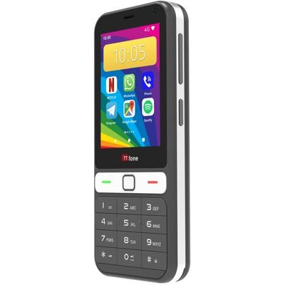 TTfone TT280 – Téléphone 4G Dual SIM Android 2 8 clavier 2 Go RAM 16 Go caméra 2MP USB‑C noir Noir - Publicité TTfone TT280 – Téléphone 4G Dual SIM Android 2 8 clavier 2 Go RAM 16 Go caméra 2MP USB‑C noir Noir - Publicité