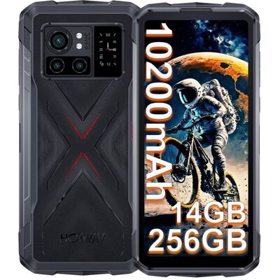 Smartphone Incassable HOTWAV Cyber X 14Go+256Go Helio G99 678FHD+ 10200mAh/33W Telephone Portable Incassable 4G NFC Noir - Publicité Smartphone Incassable HOTWAV Cyber X 14Go+256Go Helio G99 678FHD+ 10200mAh/33W Telephone Portable Incassable 4G NFC Noir - Publicité