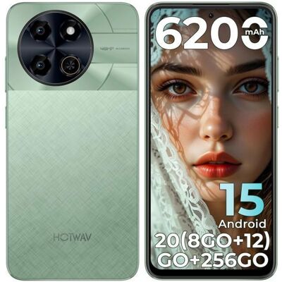 Smartphone-HOTWAV Note 18 GT-Cadeaux Scolaire-7 2 Pouces Dynamique Island-8+256Go-48MP Caméra-6200mAh-Android 15-NFC-Vert Vert - Publicité Smartphone-HOTWAV Note 18 GT-Cadeaux Scolaire-7 2 Pouces Dynamique Island-8+256Go-48MP Caméra-6200mAh-Android 15-NFC-Vert Vert - Publicité