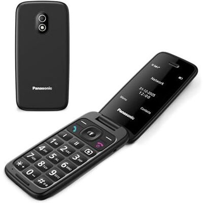 Téléphone Portable 4G à clapet - PANASONIC - KX-TU410 - Noir - Bouton SOS - Bluetooth 5.0 Noir - Publicité Téléphone Portable 4G à clapet - PANASONIC - KX-TU410 - Noir - Bouton SOS - Bluetooth 5.0 Noir - Publicité