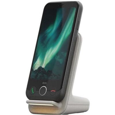 Smartphone - DORO - Aurora A10R - Écran 4 5 IPS - 64 Go - Recharge sans fil Gris - Publicité Smartphone - DORO - Aurora A10R - Écran 4 5 IPS - 64 Go - Recharge sans fil Gris - Publicité