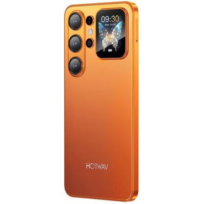 Smartphone-HOTWAV X26 Ultra-Cadeaux Summer-Écran 675 Pouces Deux Écrans Tactiles-6+128Go-5160mAh-Android 16/4G Dual SIM-Orange Orange - Publicité Smartphone-HOTWAV X26 Ultra-Cadeaux Summer-Écran 675 Pouces Deux Écrans Tactiles-6+128Go-5160mAh-Android 16/4G Dual SIM-Orange Orange - Publicité
