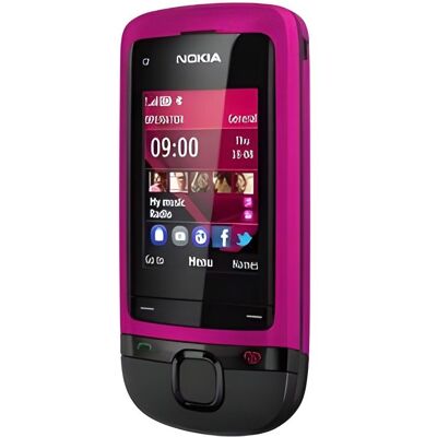 Nokia C2-05 - Téléphone mobile - GSM - rose… Rose - Publicité Nokia C2-05 - Téléphone mobile - GSM - rose… Rose - Publicité