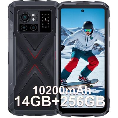 Téléphone Portable Incassable HOTWAV Cyber X 678FHD+ 14Go+256Go Helio G99 10200mAh/33W Android 13 Smartphone Robuste 4G NFC Noir - Publicité Téléphone Portable Incassable HOTWAV Cyber X 678FHD+ 14Go+256Go Helio G99 10200mAh/33W Android 13 Smartphone Robuste 4G NFC Noir - Publicité