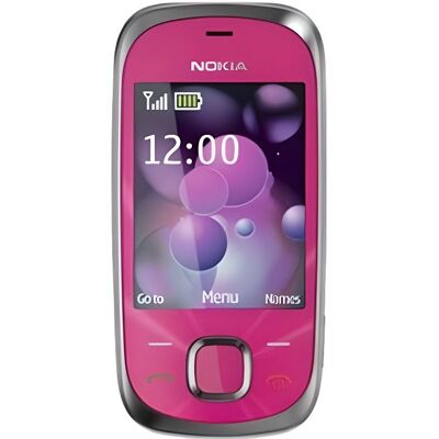 Téléphone mobile NOKIA 7230 Rose - Coulissant - Appareil photo 3 mégapixels - Radio FM Rose - Publicité Téléphone mobile NOKIA 7230 Rose - Coulissant - Appareil photo 3 mégapixels - Radio FM Rose - Publicité