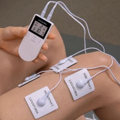 Electrostimulateur TENS et EMS - LANAFORM - Physio Stim - 12 programmes préenregistrés - 18 niveaux dintensité - Publicité Electrostimulateur TENS et EMS - LANAFORM - Physio Stim - 12 programmes préenregistrés - 18 niveaux dintensité - Publicité