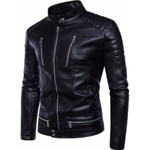 Hommes Veste de moto de course Vêtements de moto Racing Cuir PU Noir - Publicité Hommes Veste de moto de course Vêtements de moto Racing Cuir PU Noir - Publicité