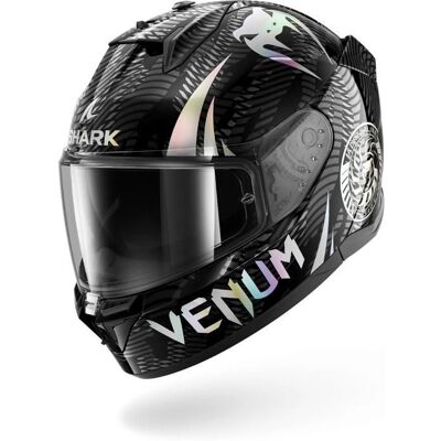 Casque moto intégral Shark D-Skwal 3 Venum - black chrom anthracite Noir - Publicité Casque moto intégral Shark D-Skwal 3 Venum - black chrom anthracite Noir - Publicité