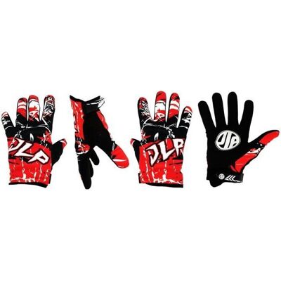 GANTS MOTO CROSS QUAD VTT BMX rouge JLP RACING Noir - Publicité GANTS MOTO CROSS QUAD VTT BMX rouge JLP RACING Noir - Publicité