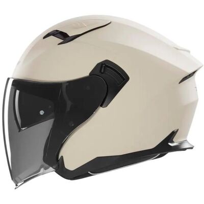 Casque moto jet Nox N130 - sable mat Beige - Publicité Casque moto jet Nox N130 - sable mat Beige - Publicité