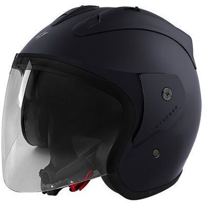 Casque Jet STORMER Sun Evo 2.0 Black Matt Homologué ECE 22.06 Intérieur Lavable Boucle Micrométrique Noir - Publicité Casque Jet STORMER Sun Evo 2.0 Black Matt Homologué ECE 22.06 Intérieur Lavable Boucle Micrométrique Noir - Publicité