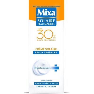 MIXA Crème solaire Peaux Sensibles - SPF 30 - 75 ml - Publicité MIXA Crème solaire Peaux Sensibles - SPF 30 - 75 ml - Publicité