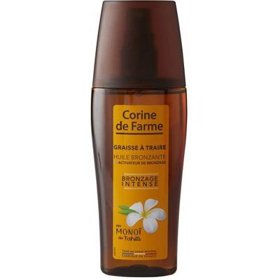 CORINE DE FARME Huile Bronzante avec Activateur de Bronzage - Publicité CORINE DE FARME Huile Bronzante avec Activateur de Bronzage - Publicité