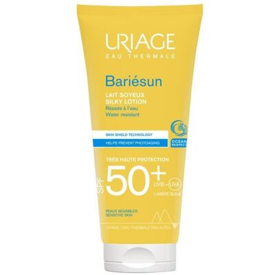 Uriage Marque Lait Soyeux SPF50 - Protection Solaire - Publicité Uriage Marque Lait Soyeux SPF50 - Protection Solaire - Publicité