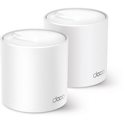 Routeur WiFi 6 Mesh - TP-Link - Deco X50 - AX3000 Mbps - Couverture jusquà 400 m² - 150 appareils connectés Blanc - Publicité Routeur WiFi 6 Mesh - TP-Link - Deco X50 - AX3000 Mbps - Couverture jusquà 400 m² - 150 appareils connectés Blanc - Publicité